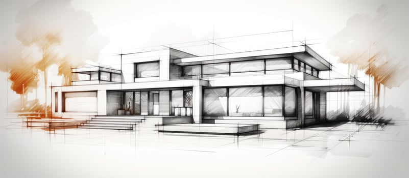 a house sketch design photo