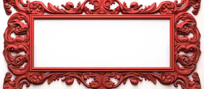 White background illustration with frame isolated photo