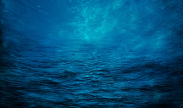 Blue water surface background photo
