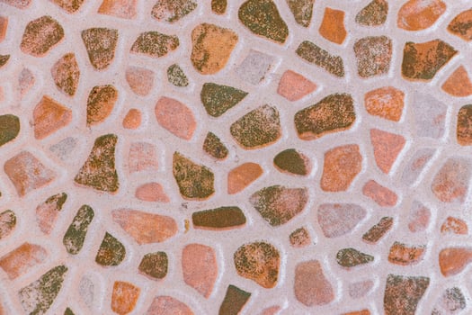 Beautiful wall stone and floor or ground texture pattern Mexico. photo