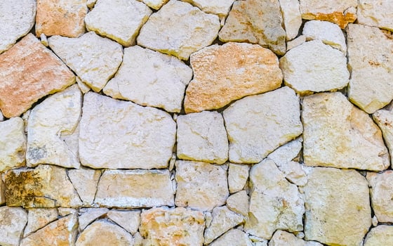 Beautiful wall stone and floor or ground texture pattern Mexico. photo