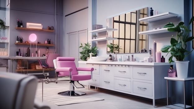 Beauty salon interior photo