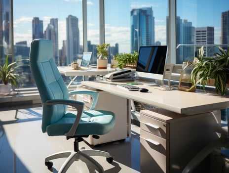 Ai Generated Business office workplace photo