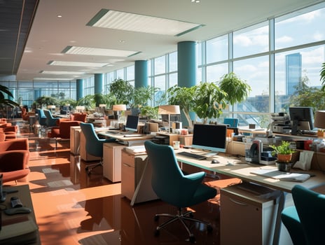Ai Generated Business office workplace photo