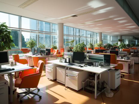 Ai Generated Business office workplace photo