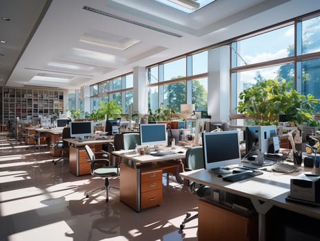 Ai Generated Business office workplace photo