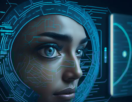 Internet security protection from hacker attacking Cyber attack ai generate photo