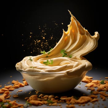 AI Generative a photo of hummus