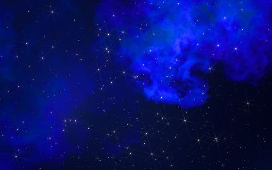 Nebulae and colored smoke, 3d rendering. photo