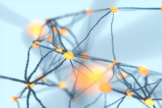 The intricate nervous system,abstract conception,3d rendering. photo