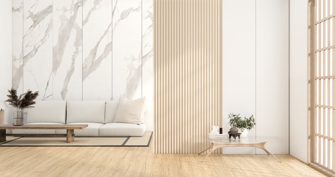 Modern room interior wabisabi style and sofa and decoration japanese. photo