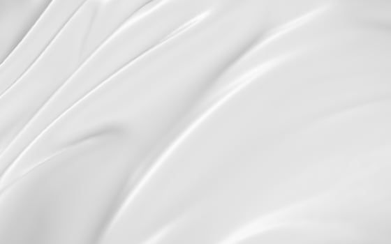 Flowing clothes with white background, 3d rendering. photo