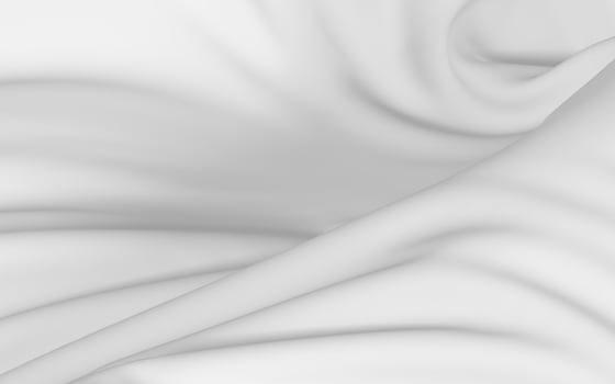 Flowing clothes with white background, 3d rendering. photo