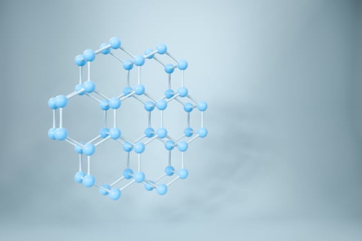 Molecules and biology, biological concept, 3d rendering. photo