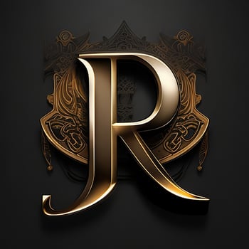 Stylish capital letter logo photo