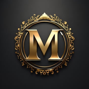 Stylish capital letter logo photo