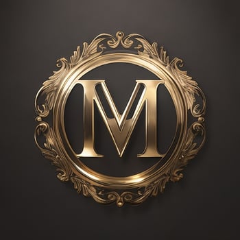 Stylish capital letter logo photo