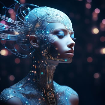 A futuristic glow that captivates the photo