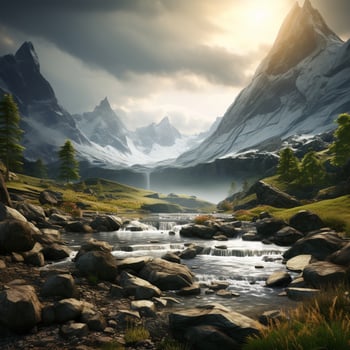 Hidden layers high quality ultra hd 8k hdr photo