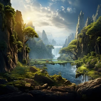 Hidden layers high quality ultra hd 8k hdr photo