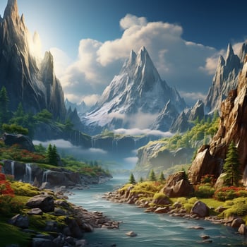 Hidden layers high quality ultra hd 8k hdr photo