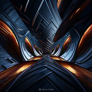Interwoven planes high quality ultra hd 8k hdr photo