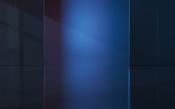 Empty room with black background, 3d rendering. photo