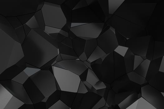 Crack hole on the dark metal wall, 3d rendering. photo