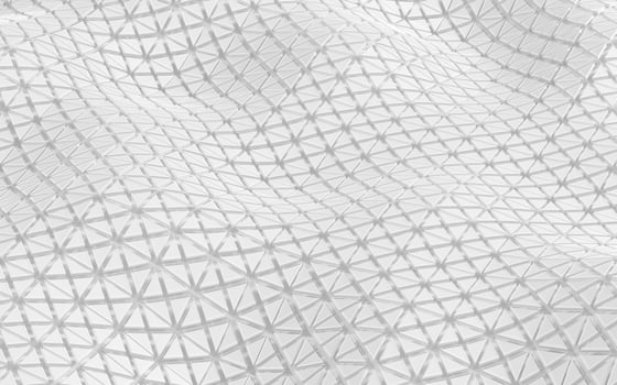 Geometric figures and meshes, 3d rendering. photo