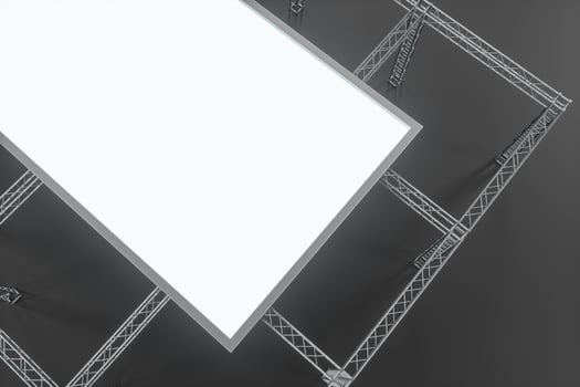 Steel reinforcement with dark background, 3d rendering. photo