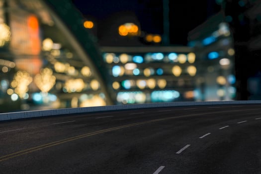 Asphalt road and urban building of Suzhou, driveway and road. photo