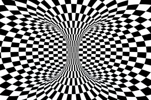 black and white stripe, Repeating lines, 3d rendering photo