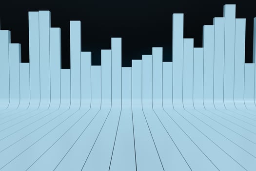 3d rendering, graph chart background, business graph photo