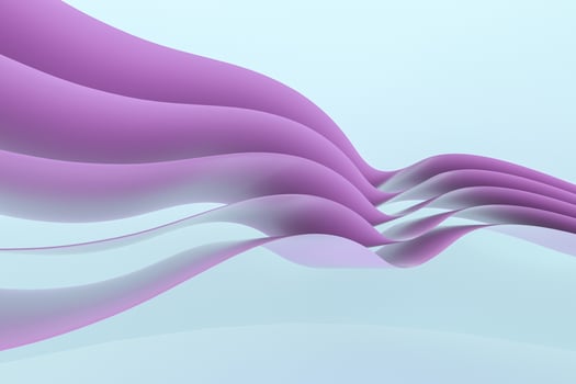 3d rendering, curve surface and light background photo