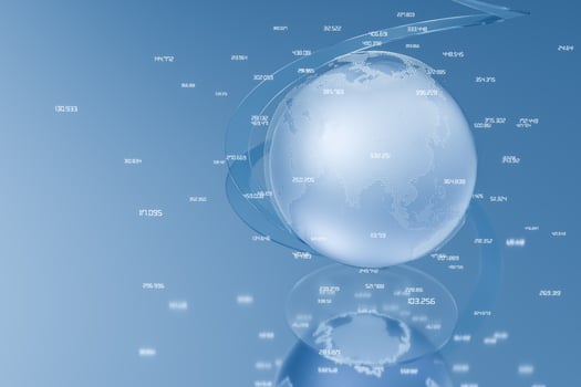 3d rendering, data and earth graphics photo