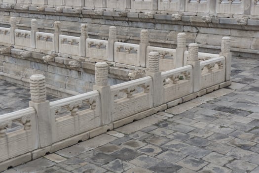 Ancient city landscape, with architectural structure and ancient culture photo