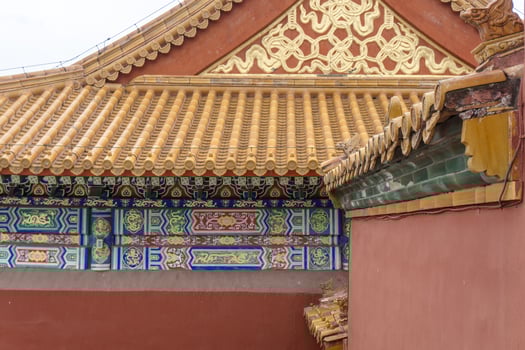Ancient city landscape, with architectural structure and ancient culture photo