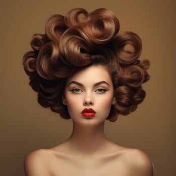 woman hair style photo