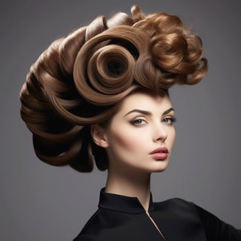 woman hair style photo