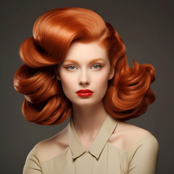 woman hair style photo