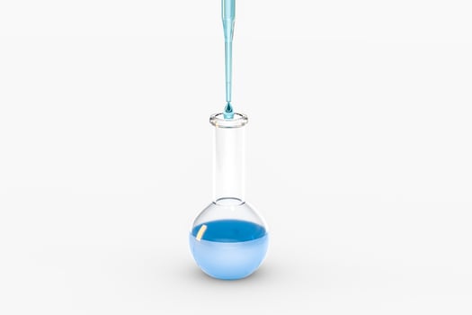 3d rendering, Chemical vessels in the laboratory photo