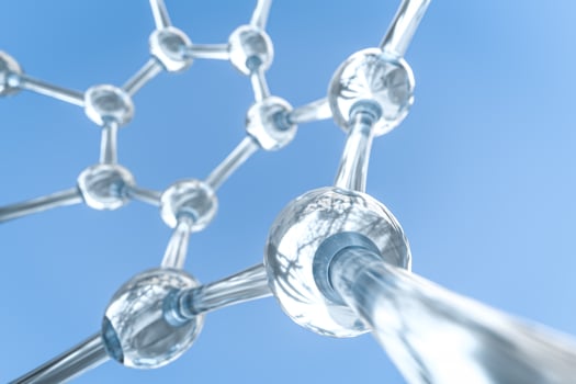 Hexagonal joint lines, 3d rendering photo