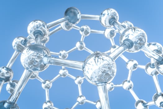 Hexagonal joint lines, 3d rendering photo