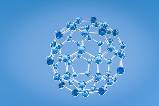 Hexagonal joint lines, 3d rendering photo
