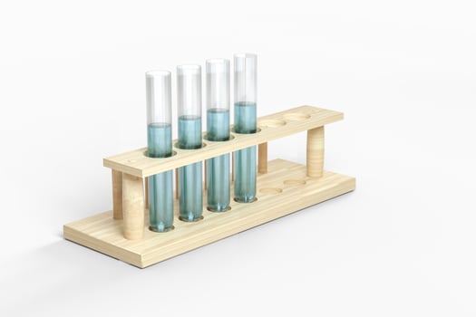 3d rendering, biotechnological laboratory equipment background photo