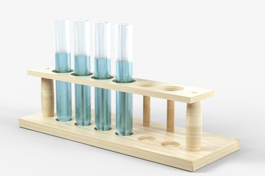 3d rendering, biotechnological laboratory equipment background photo