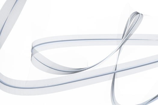 The transparent waving lines, element backgrounds, 3d rendering. photo