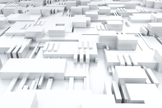 3d rendering, cubes board structure, circuit background photo