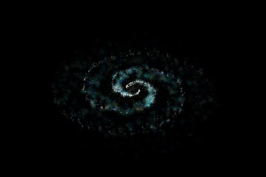 3d rendering, the magnificent spiral nebula. The universe background. photo