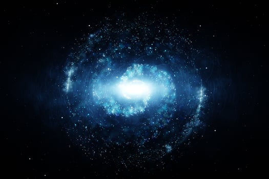 3d rendering, the magnificent spiral nebula. The universe background. photo
